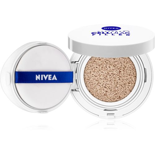 Hyaluron Cellular Filler Cushion fondotinta cushion 3 in 1 colore 02 Medium 15 g - Nivea - Modalova