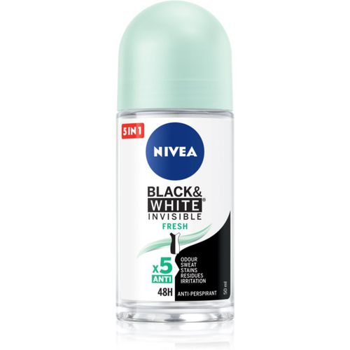 Black & White Invisible Fresh Antitranspirant gegen weiße und gelbe Flecken 50 ml - Nivea - Modalova