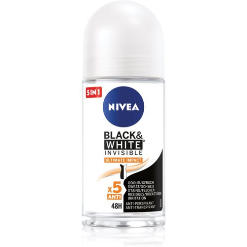 Invisible Black & White Ultimate Impact Antitranspirant Deoroller für Damen 50 ml - Nivea - Modalova