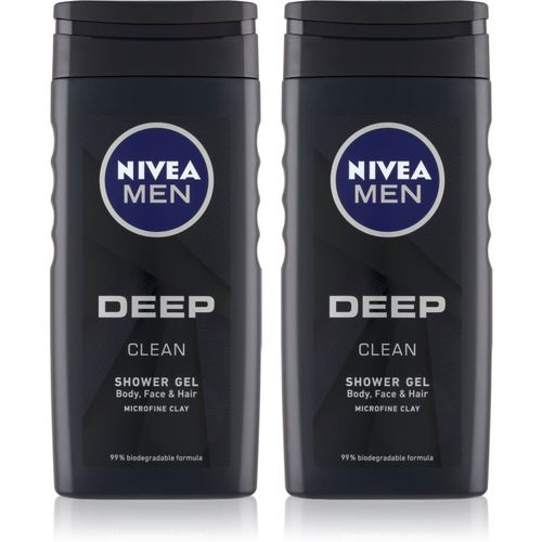 Men Deep Duschgel für Herren (vorteilhafte Packung) - Nivea - Modalova