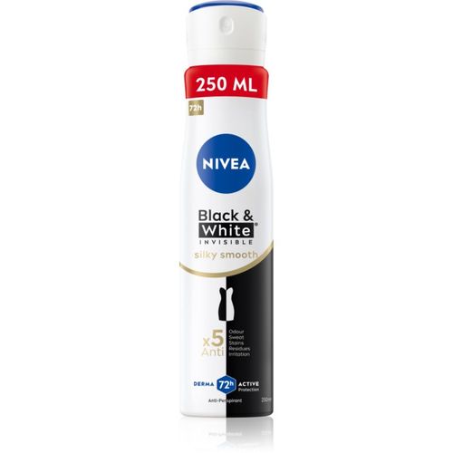 Black & White Invisible Silky Smooth antitranspirante en spray para mujer 250 ml - Nivea - Modalova