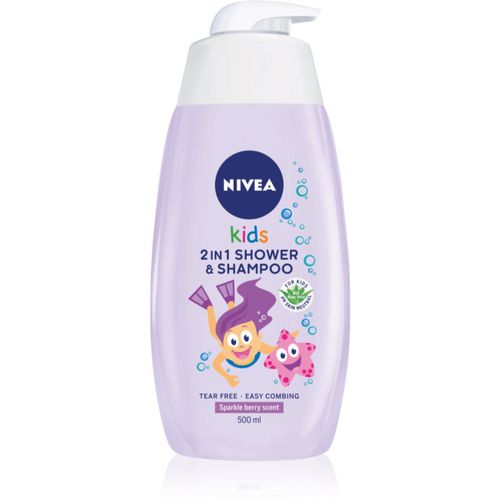 Kids Girl gel doccia e shampoo 2 in 1 per bambini 500 ml - Nivea - Modalova