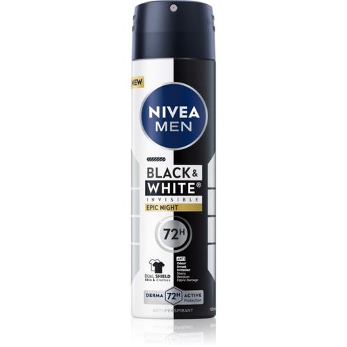 MEN Black & White Epic Night antitranspirante en spray para hombre 150 ml - Nivea - Modalova