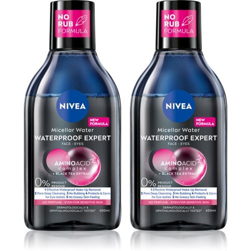 Micellar Waterproof agua micelar limpiadora formato ahorro - Nivea - Modalova