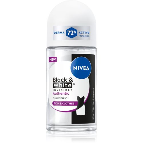 Black & White Authentic antitranspirante roll-on 50 ml - Nivea - Modalova