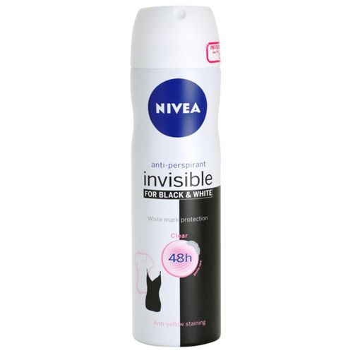 Invisible Black & White Clear antitranspirante en spray para mujer 150 ml - Nivea - Modalova