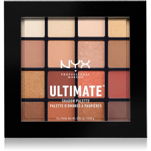 Ultimate Shadow Palette paleta de sombras de ojos tono 03 Warm Neutrals 16 x 0.83 g - NYX Professional Makeup - Modalova