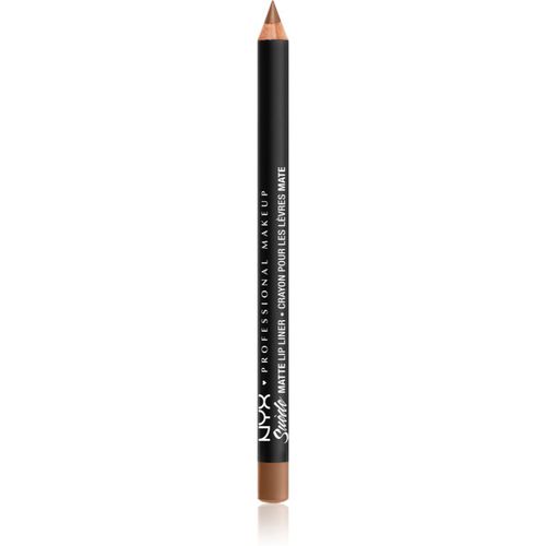 Suede Matte Lip Liner lápiz de labios mate tono 07 Sandstorm 1 g - NYX Professional Makeup - Modalova