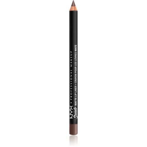 Suede Matte Lip Liner matita labbra matte colore 21 Brooklyn Thorn 1 g - NYX Professional Makeup - Modalova