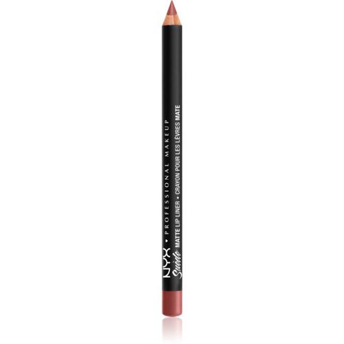 Suede Matte Lip Liner lápiz de labios mate tono 31 Cannes 1 g - NYX Professional Makeup - Modalova