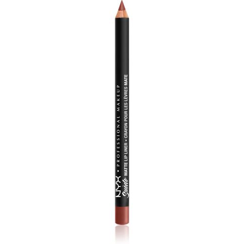 Suede Matte Lip Liner lápiz de labios mate tono 34 Alabama 1 g - NYX Professional Makeup - Modalova