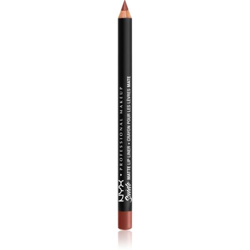 Suede Matte Lip Liner Mattierender Konturenstift für die Lippen Farbton 34 Alabama 1 g - NYX Professional Makeup - Modalova