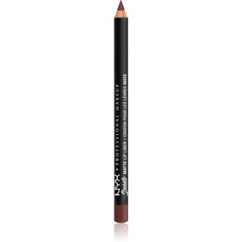 Suede Matte Lip Liner lápiz de labios mate tono 55 Cold Brew 1 g - NYX Professional Makeup - Modalova