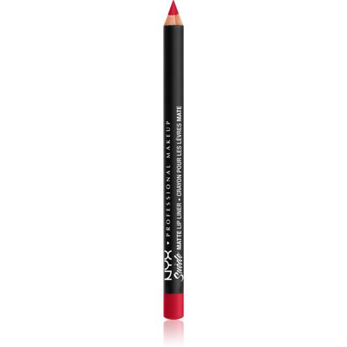 Suede Matte Lip Liner lápiz de labios mate tono 57 Spicy 1 g - NYX Professional Makeup - Modalova