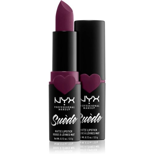 Suede Matte Lipstick barra de labios matificante tono 10 Girl, Bye 3.5 g - NYX Professional Makeup - Modalova