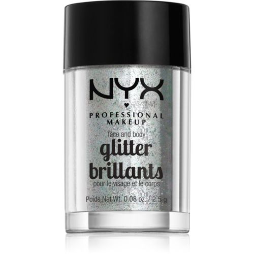 Face & Body Glitter Brillants glitter para cuerpo y rostro tono 07 Ice 2.5 g - NYX Professional Makeup - Modalova