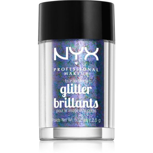 Face & Body Glitter Brillants glitter para cuerpo y rostro tono 11 Violet 2.5 g - NYX Professional Makeup - Modalova