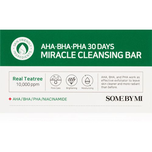 AHA∙BHA∙PHA 30 Days Miracle jabón limpiador hidratante para pieles grasas y problemáticas 106 g - Some By Mi - Modalova