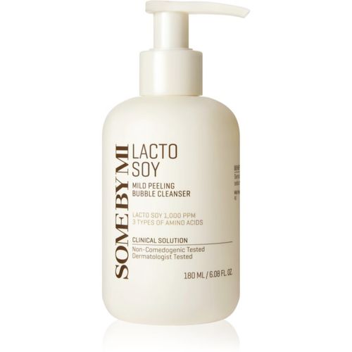 Lacto Soy Mild Bubble Peeling Cleanser exfoliante limpiador suave para pieles sensibles 180 ml - Some By Mi - Modalova