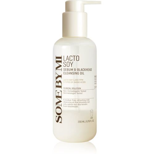 Lacto Soy Sebum & Blackhead Cleansing Oil aceite limpiador suave para pieles sensibles 200 ml - Some By Mi - Modalova