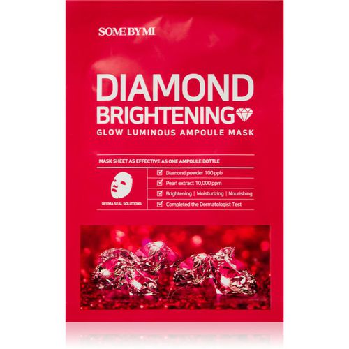 Glow Luminous Red Diamond Brightening maschera viso illuminante in tessuto 25 g - Some By Mi - Modalova