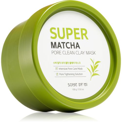 Super Matcha Pore Clean maschera detergente all'argilla viso per chiudere i pori 100 g - Some By Mi - Modalova