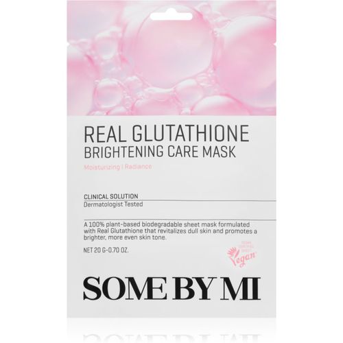 Clinical Solution Glutathione Brightening Care Mask maschera viso illuminante in tessuto per unificare il tono della pelle 20 g - Some By Mi - Modalova