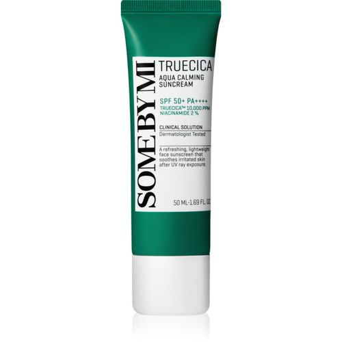 Truecica Aqua Calming Beruhigende und schützende Emulsion SPF 50+ 50 ml - Some By Mi - Modalova