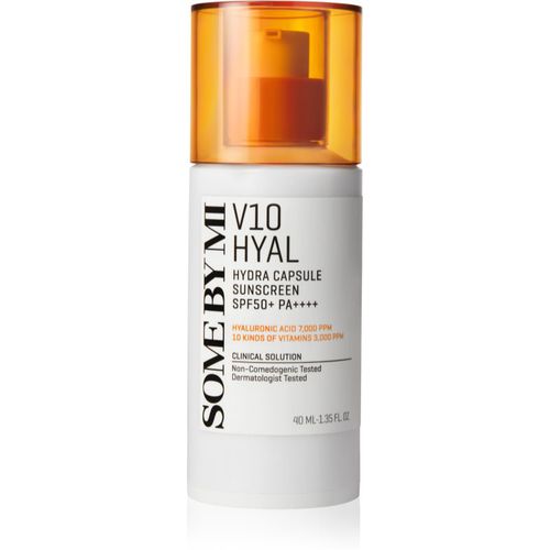 V10 Hyal Hydra Capsule Sunscreen crema protectora para pieles sensibles e intolerantes SPF 50+ 40 ml - Some By Mi - Modalova