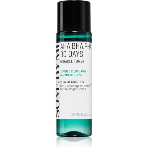 AHA∙BHA∙PHA 30 Days Miracle lozione tonica emolliente e idratante 30 ml - Some By Mi - Modalova