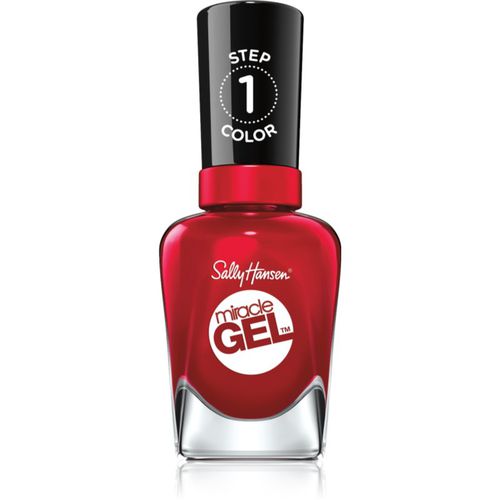 Miracle Gel™ esmalte para uñas en gel sin usar lámpara UV/LED tono 680 Rhapsody Red 14,7 ml - Sally Hansen - Modalova