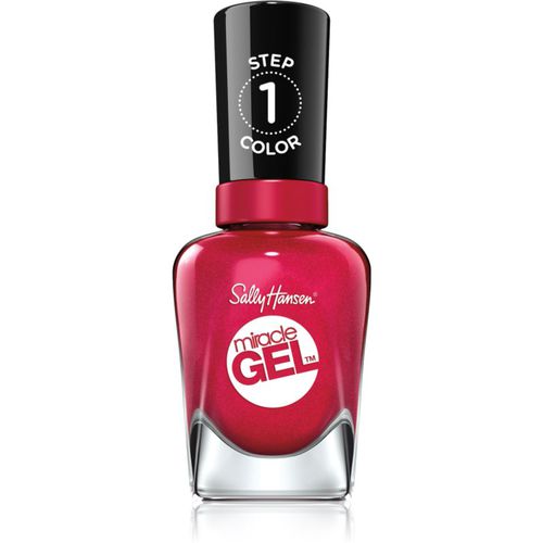 Miracle Gel™ esmalte para uñas en gel sin usar lámpara UV/LED tono 469 Bordeaux Glow 14,7 ml - Sally Hansen - Modalova