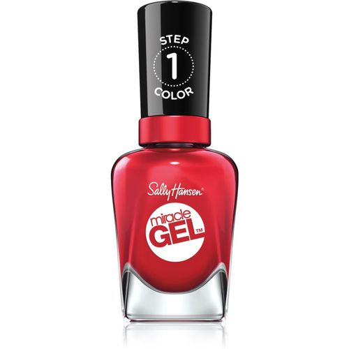 Miracle Gel™ esmalte para uñas en gel sin usar lámpara UV/LED tono 444 Off With Her Red! 14,7 ml - Sally Hansen - Modalova