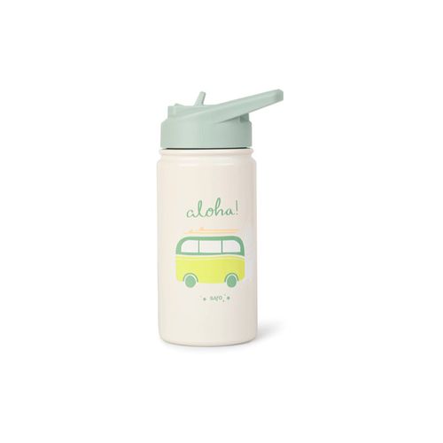 Thermos Bottle with Straw termo con pajita Sand Aloha 350 ml - Saro Baby - Modalova