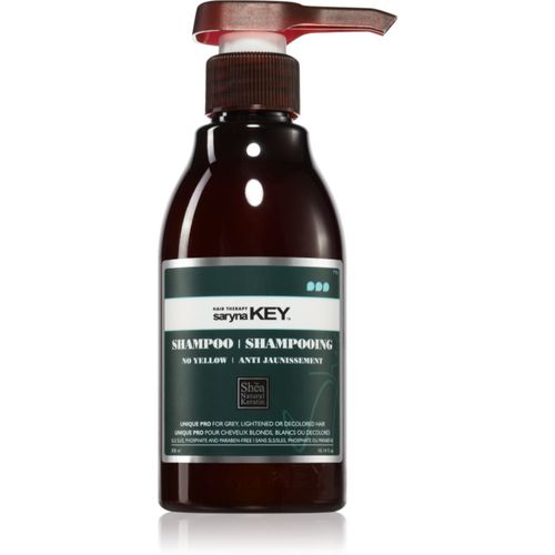 No Yellow Shampoo zum Neutralisieren von Gelbstich mit Bambus Butter 180 ml - Saryna Key - Modalova