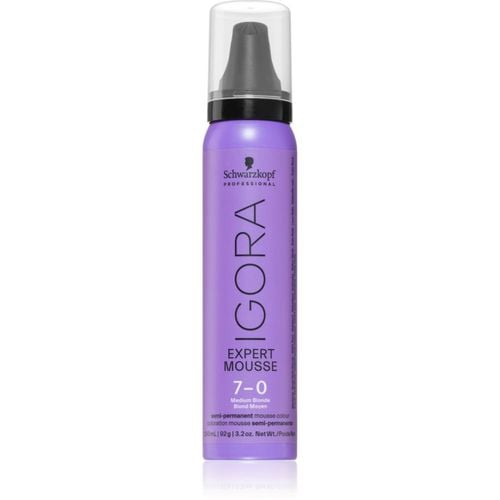 IGORA Expert Mousse Schaumtönung für das Haar Farbton 7-0 Medium Blonde Natural 100 ml - Schwarzkopf Professional - Modalova