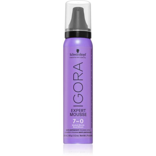 IGORA Expert Mousse schiuma colorante per capelli colore 7-0 Medium Blonde Natural 100 ml - Schwarzkopf Professional - Modalova