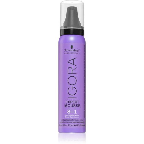 IGORA Expert Mousse Schaumtönung für das Haar Farbton 8-1 Light Blonde Cendré 100 ml - Schwarzkopf Professional - Modalova