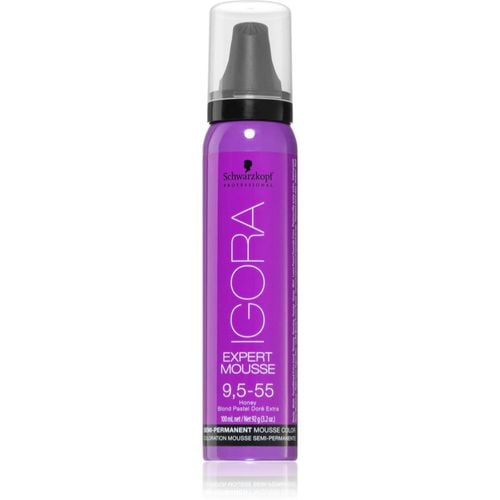 IGORA Expert Mousse tinte en espuma para cabello tono 9,5-55 Honey 100 ml - Schwarzkopf Professional - Modalova