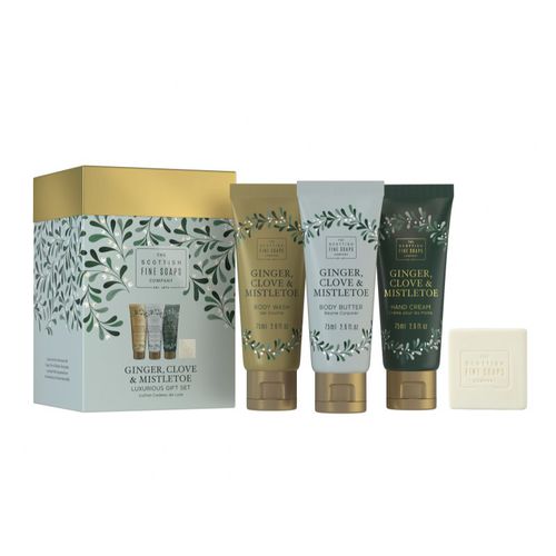 Ginger, Clove & Mistletoe Luxurious Gift Set confezione regalo (per il corpo) - Scottish Fine Soaps - Modalova