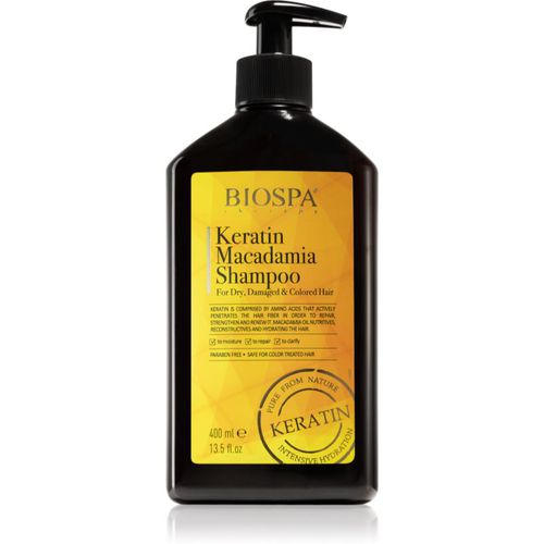 Bio Spa Keratin Macadamia Shampoo mit Keratin für gefärbtes und geschädigtes Haar 400 ml - Sea of Spa - Modalova