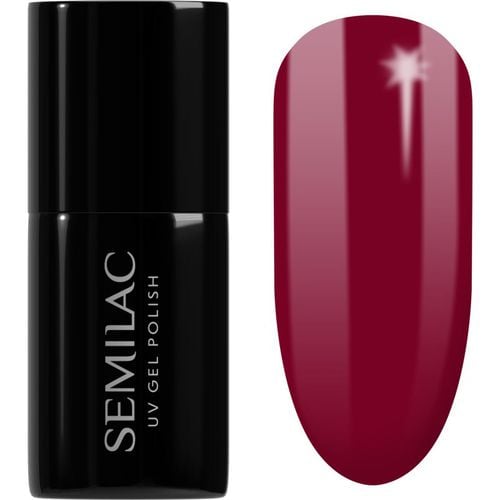 UV Hybrid Hottie esmalte de uñas en gel tono 071 Deep Red 7 ml - Semilac - Modalova