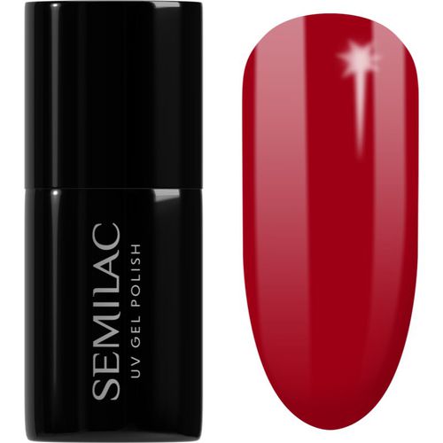 UV Hybrid Hottie esmalte de uñas en gel tono 027 Intense Red 7 ml - Semilac - Modalova