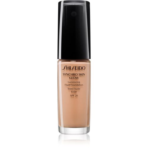 Synchro Skin Glow Luminizing Fluid Foundation auffrischendes Make-up SPF 20 Farbton Rose 4 30 ml - Shiseido - Modalova