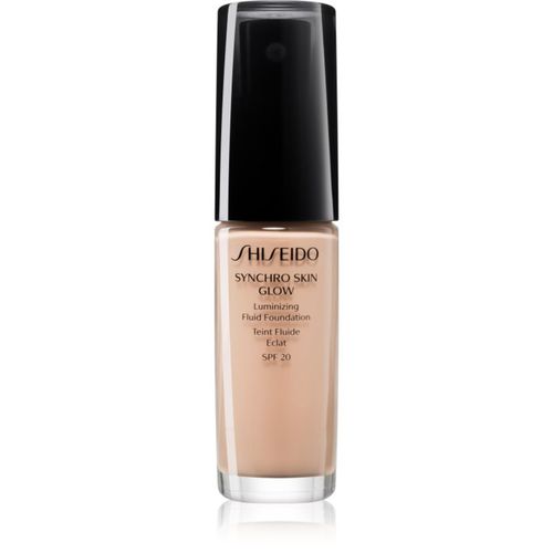 Synchro Skin Glow Luminizing Fluid Foundation fondotinta illuminante SPF 20 colore Rose 2 30 ml - Shiseido - Modalova