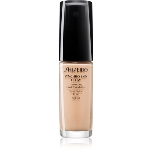 Synchro Skin Glow Luminizing Fluid Foundation fondotinta illuminante SPF 20 colore Neutral 2 30 ml - Shiseido - Modalova