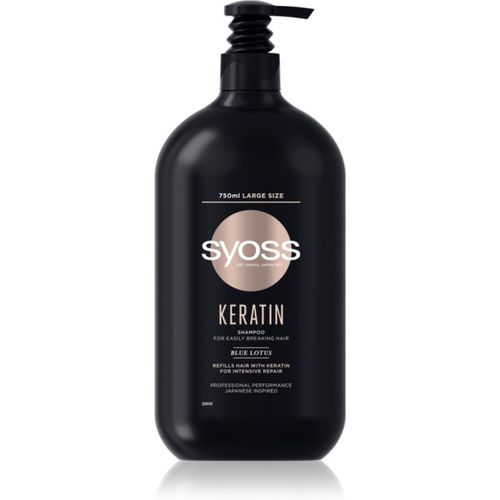 Keratin Shampoo mit Keratin gegen brüchiges Haar 750 ml - Syoss - Modalova