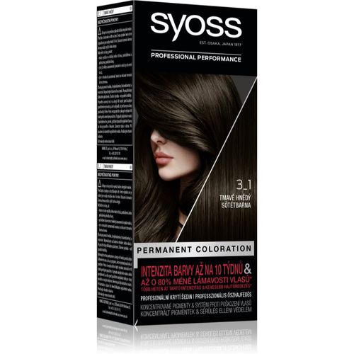 Color tinta permanente per capelli colore 3-1 Dark Brown - Syoss - Modalova