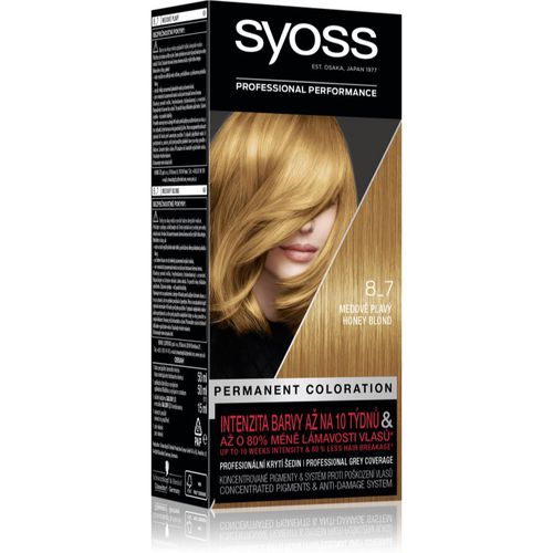 Color Permanent-Haarfarbe Farbton 8-7 Honey Blond 1 St - Syoss - Modalova