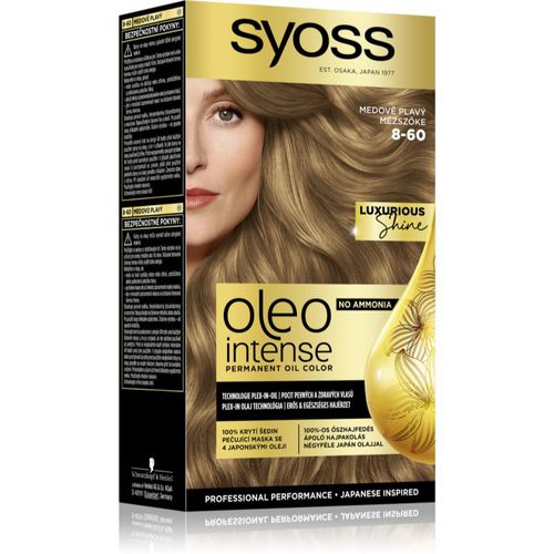 Oleo Intense Permanent-Haarfarbe mit Öl Farbton 8-60 Honey Blond 1 St - Syoss - Modalova